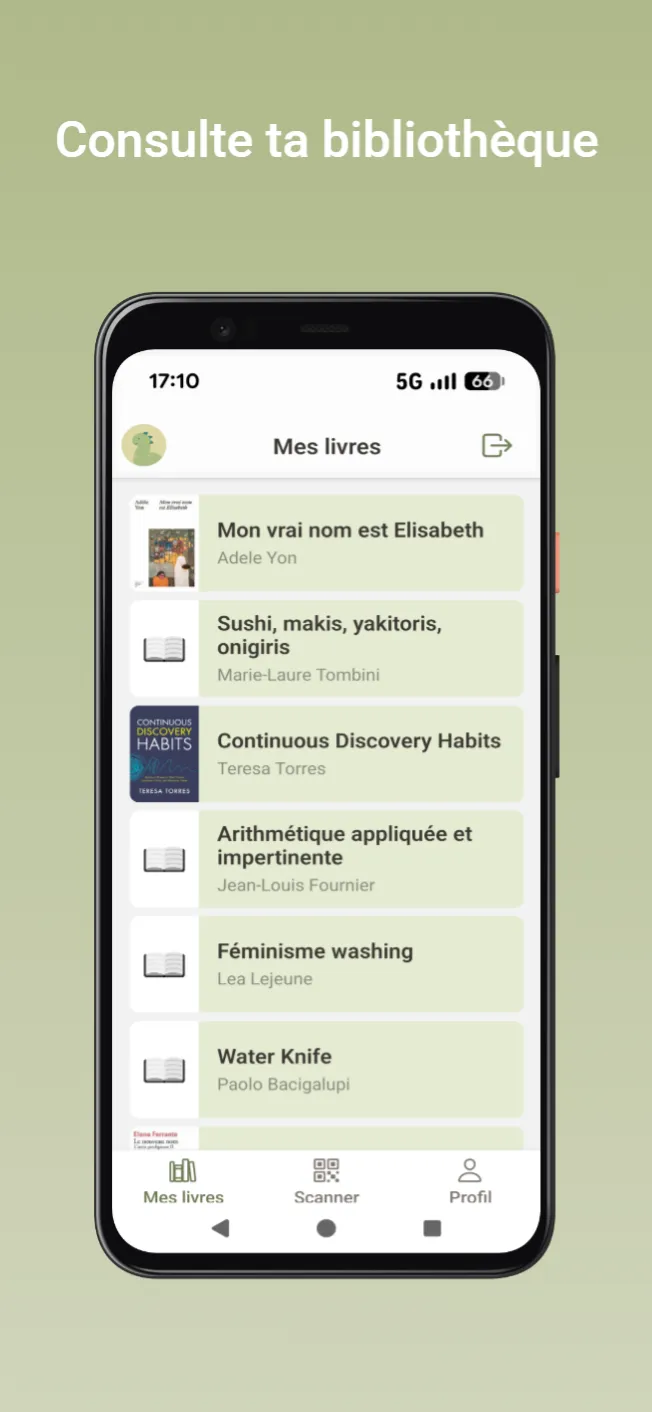 Ma bibliothèque
